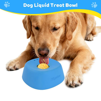 Slow Feeder Dog Bowls for Liquid Treat